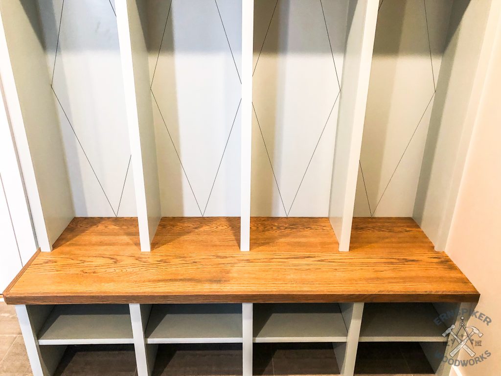 Custom Locker Cabinet by Ernspiker Woodwork
